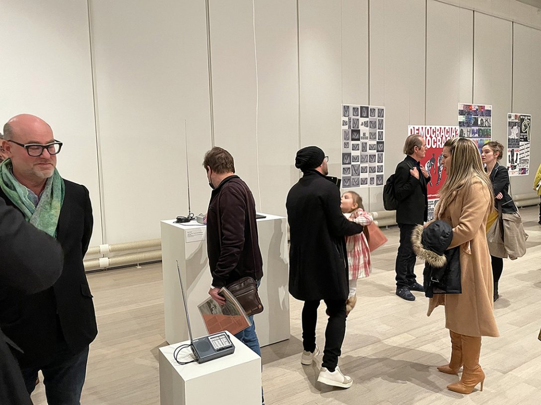 Inauguración de "Sin Autorización: Contemporary Cuban Art", Wallach Art Gallery, Nueva York
