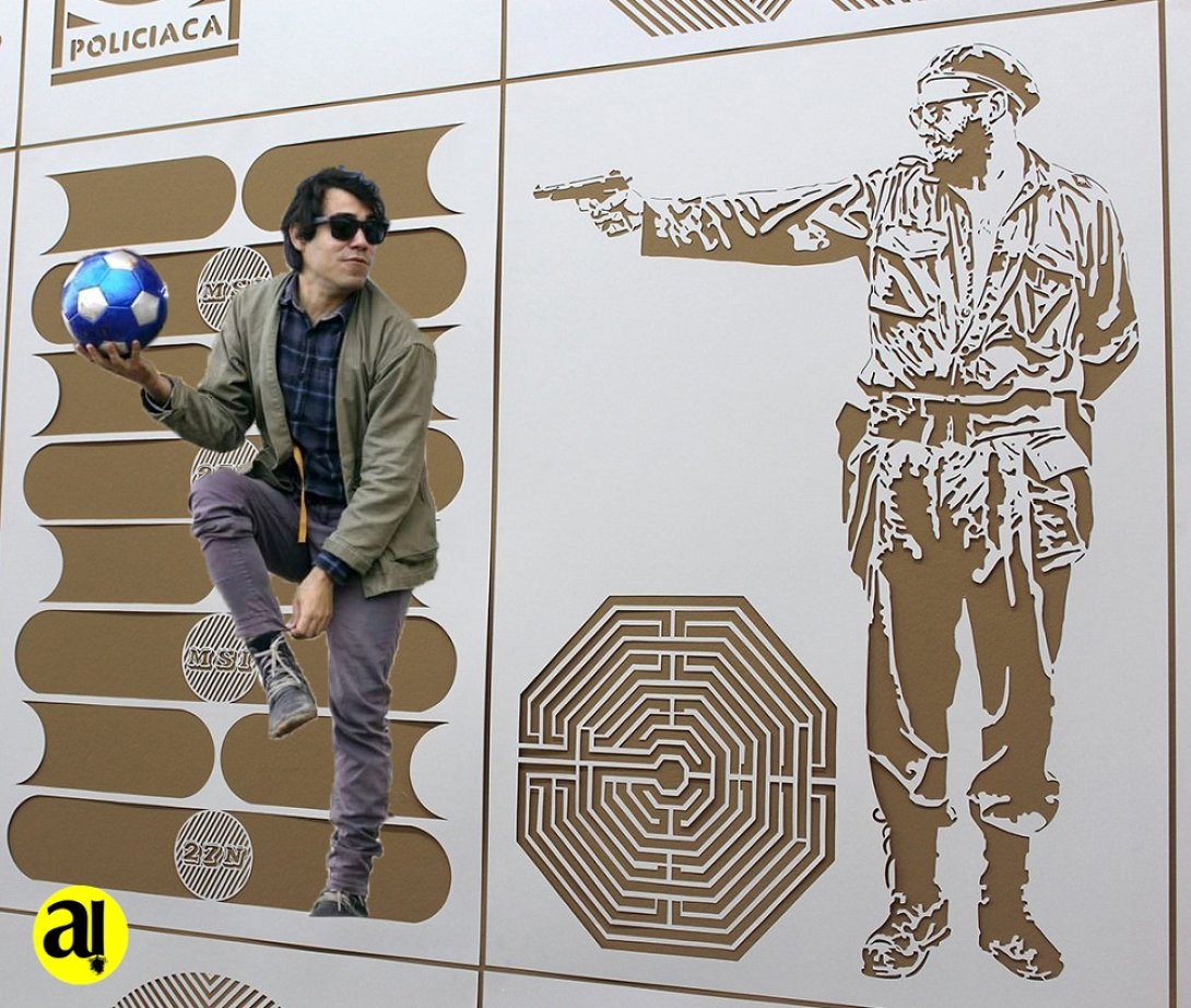 Fidel Castro le dispara al artista Hamlet Lavastida (montaje)