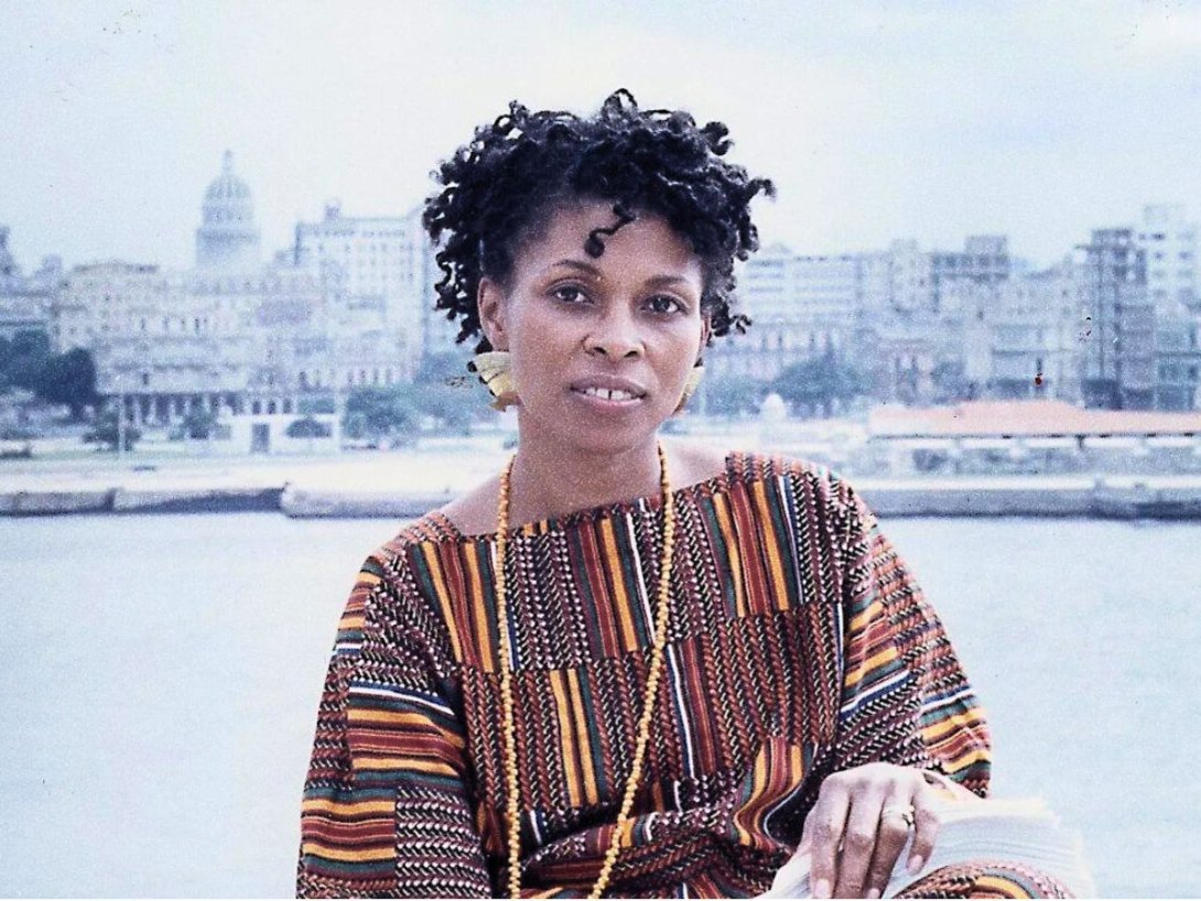 Assata Shakur en La Habana en los años ochenta.