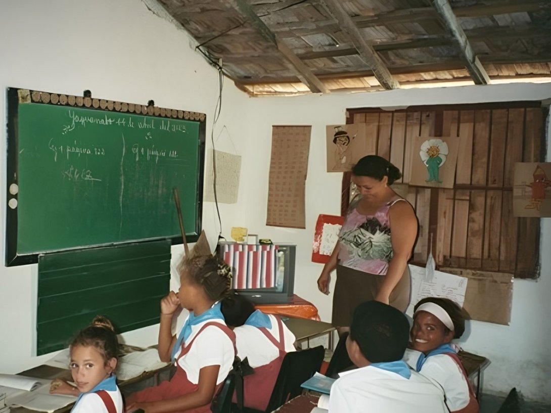 Escuela primaria cubana. Foto: desdelahabana.net.