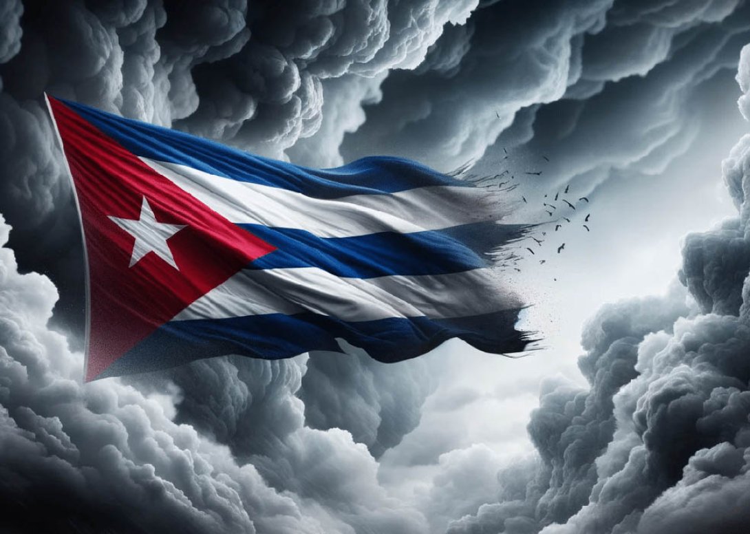 Bandera cubana.