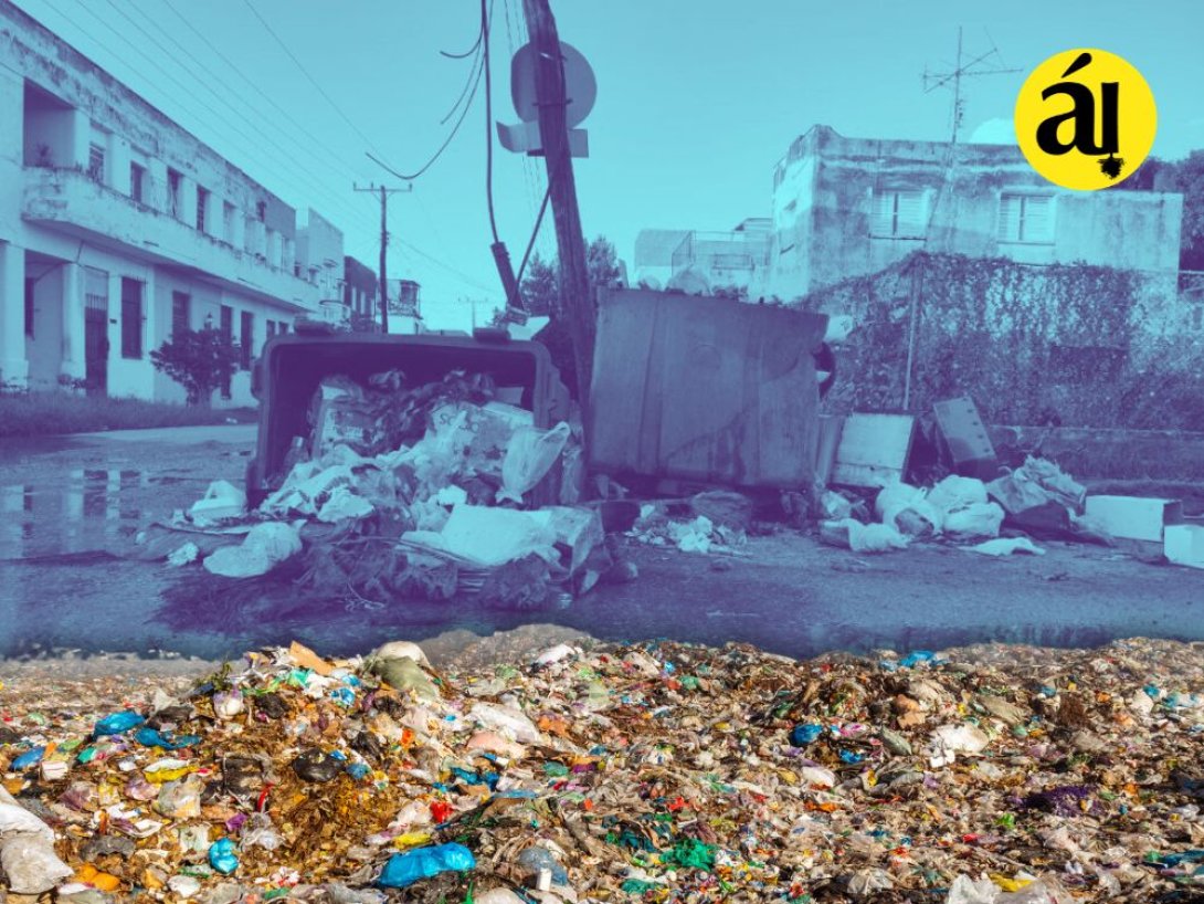 Microvertedero en La Habana.