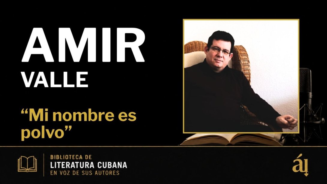 Amir Valle en la Biblioteca de Literatura Cubana en voz de sus autores