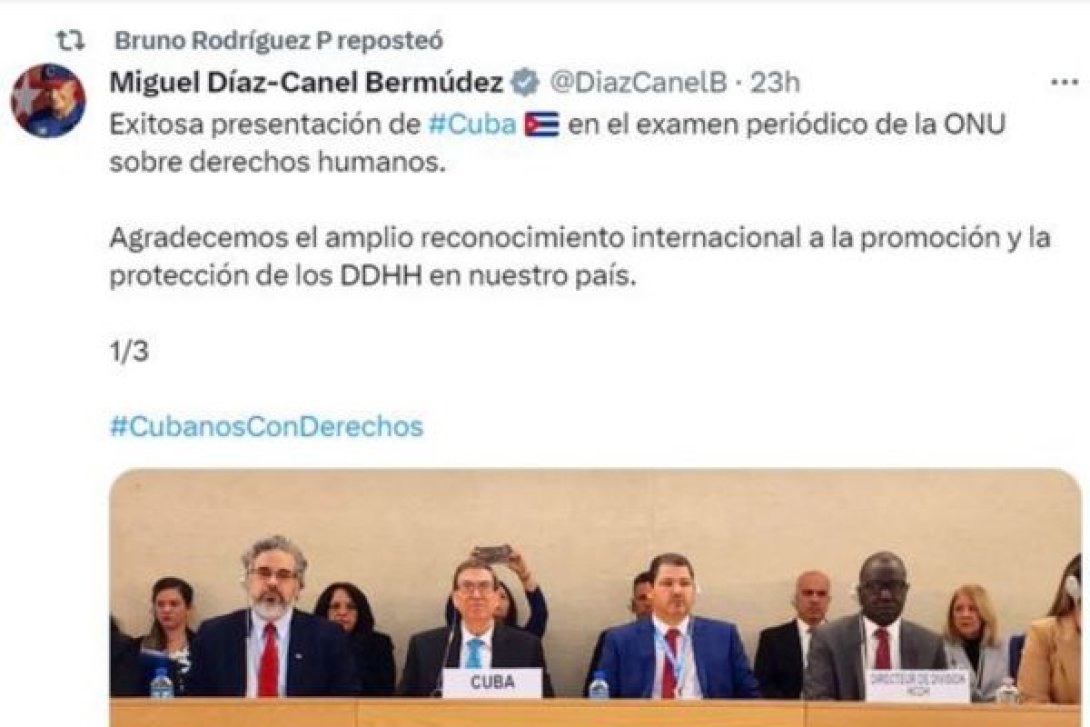 Bruno retuite a Canel sobre la EPU