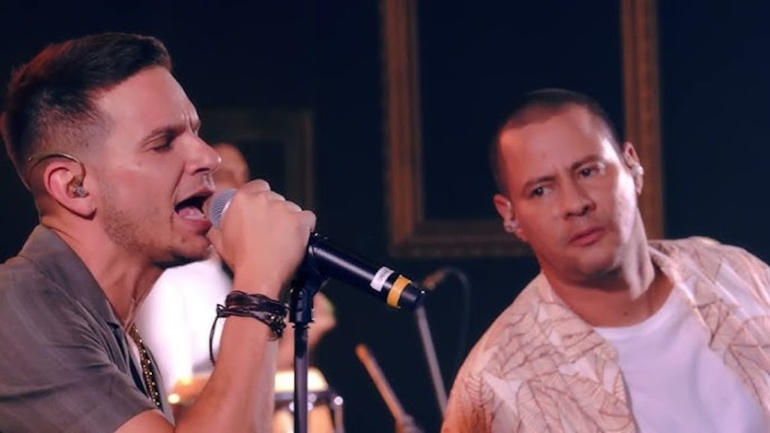 Omar Acedo e Israel Rojas, líder de Buena Fe.