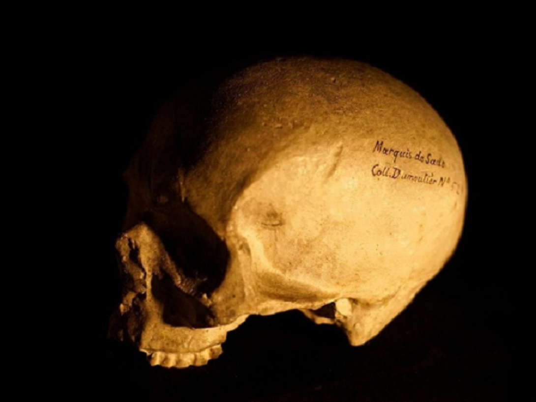 Calavera del Marqués de Sade.