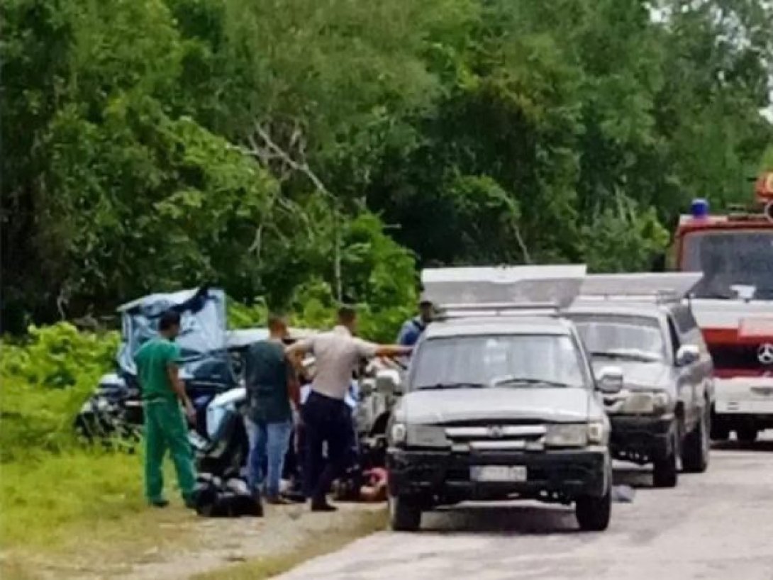 Accidente de tránsito en Camagüey, del 5 de julio de 2024.