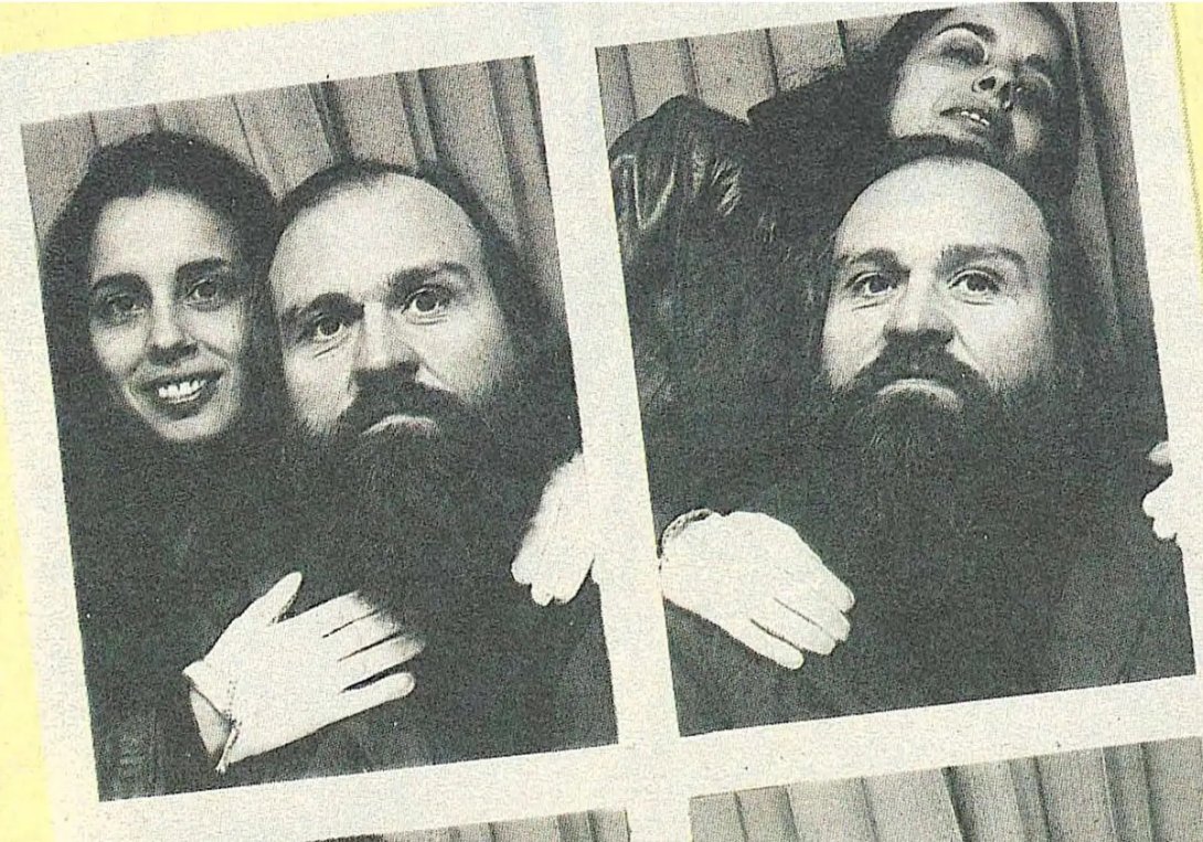 Ana Medieta y Carl Andre, en unas imágenes de fotomatón.