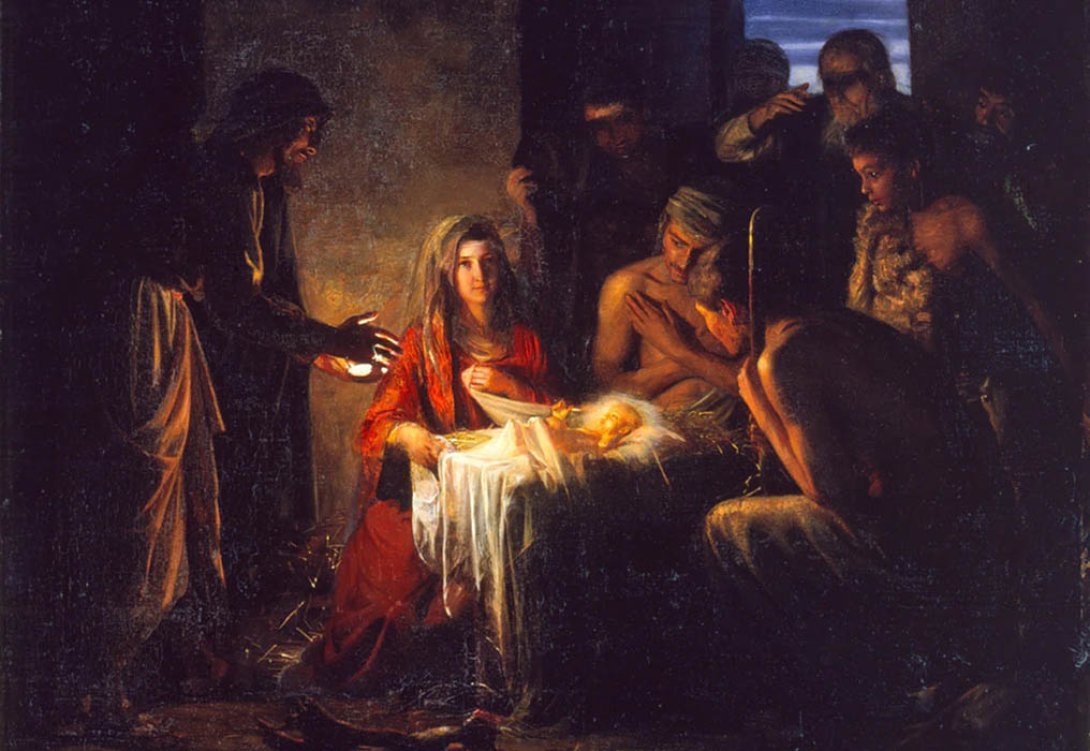 Carl Bloch: "Natividad" (1881).