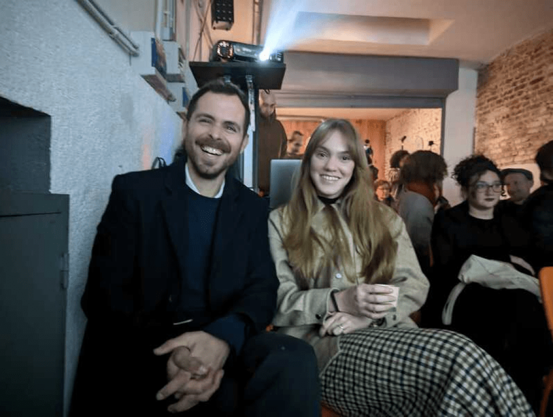 Carlos Alejandro Halley y Mariana Brugueras durante el Foro Intemperie 2.