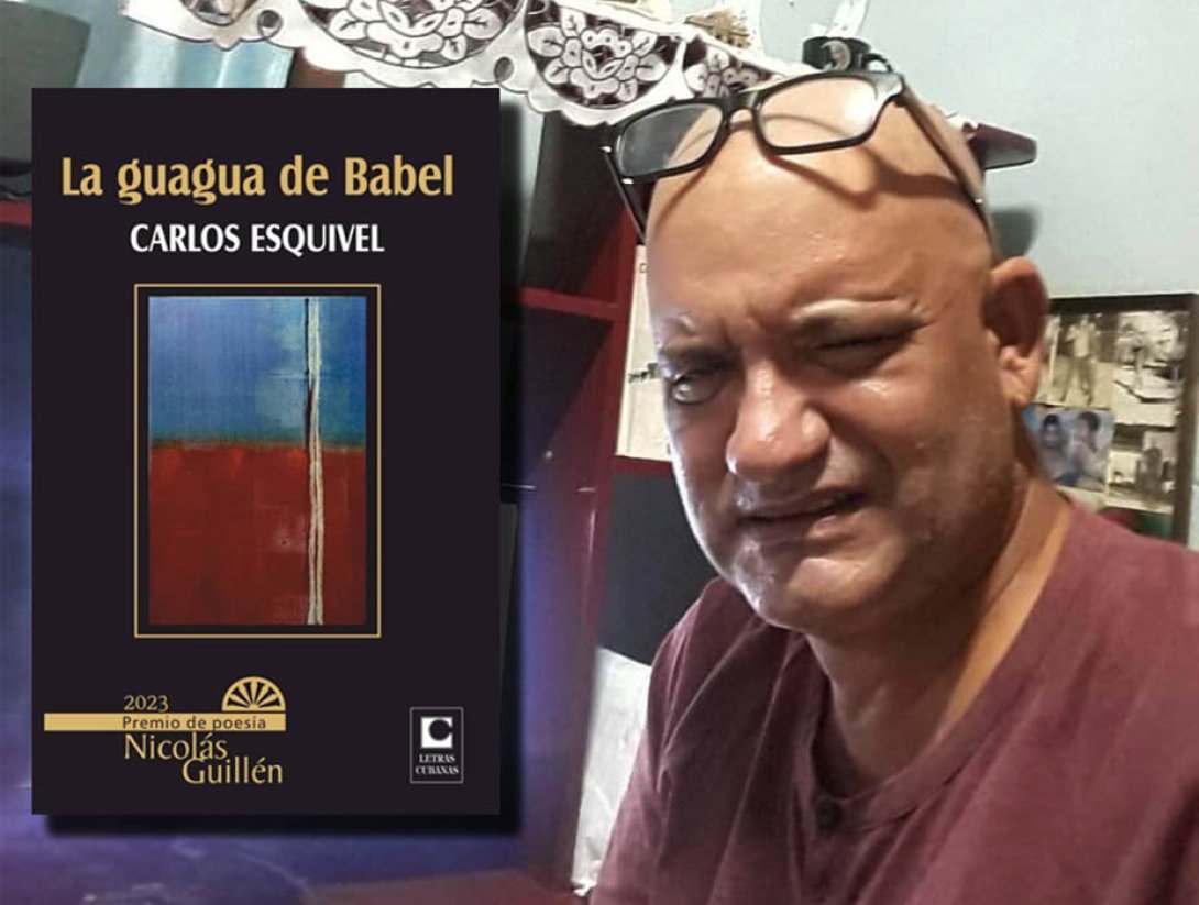 Carlos Esquivel, Premio Nicolás Guillén 2023 con su libro "La guagua de Babel".