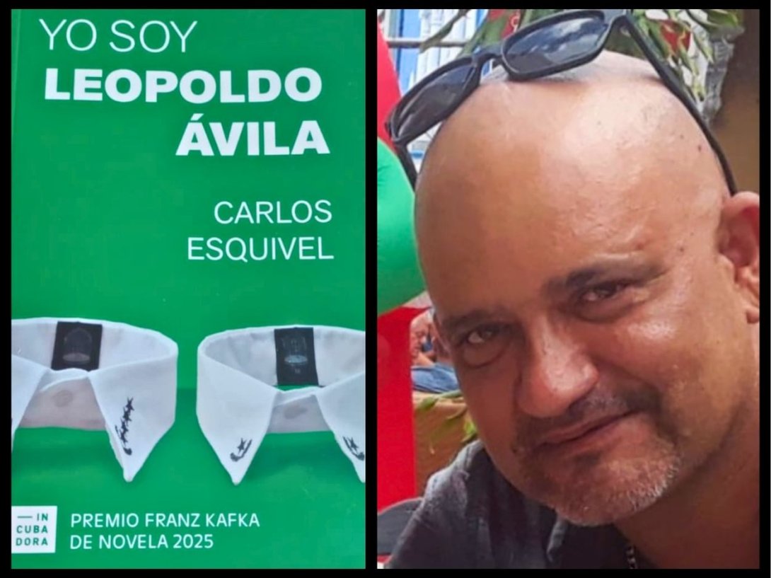 Novela "Yo soy Leopoldo Ávila" (2025) y su autor Carlos Esquivel.