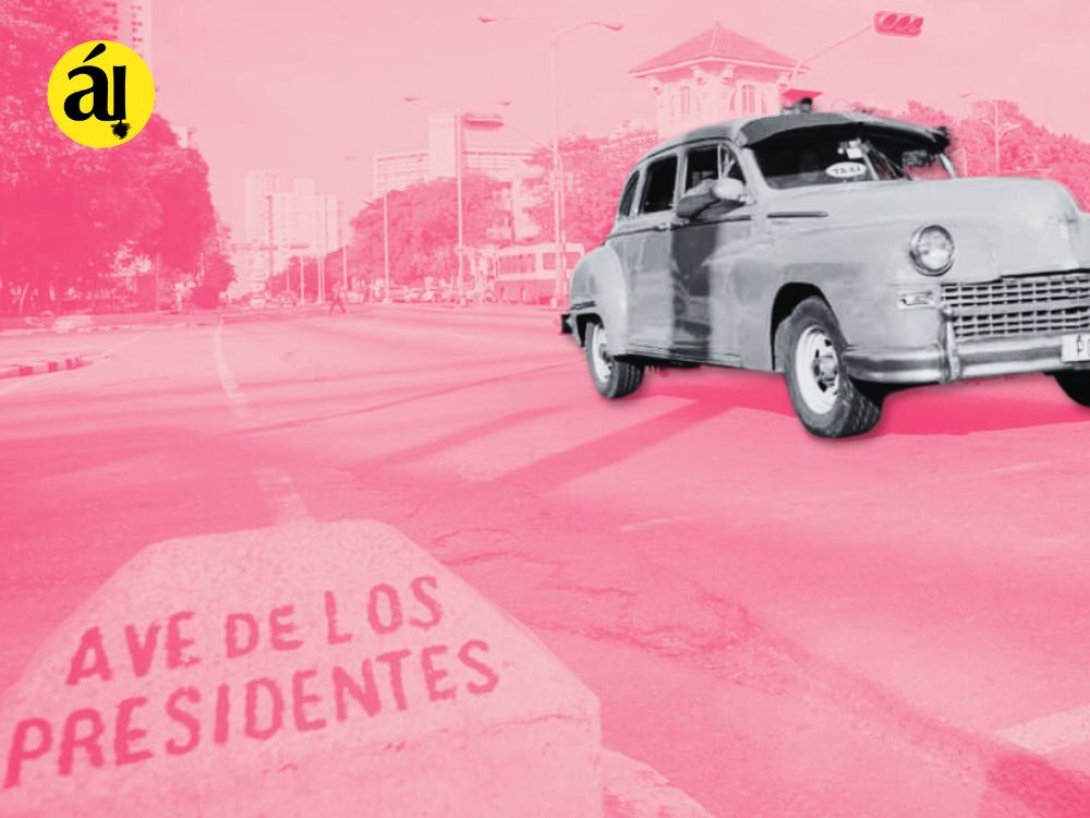 Avenida de los Presidentes o Calle G, en el Vedado habanero.