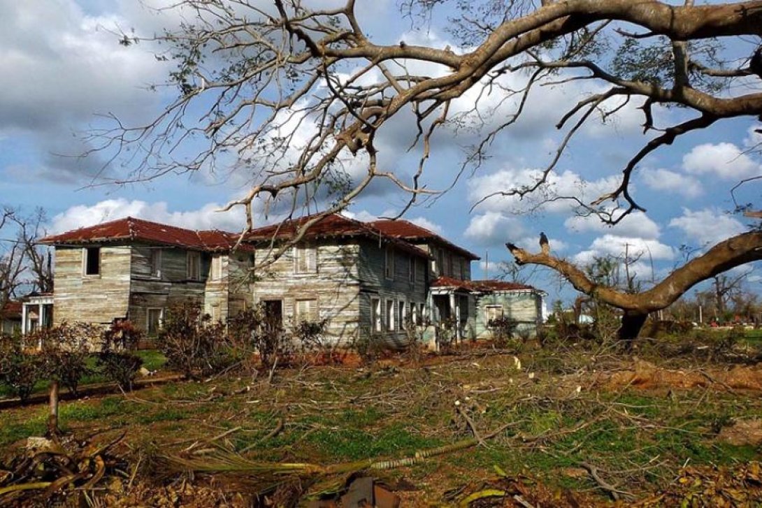 Casa antigua en Cunagua, Cuba. Foto: Heriberto Machado Galiana