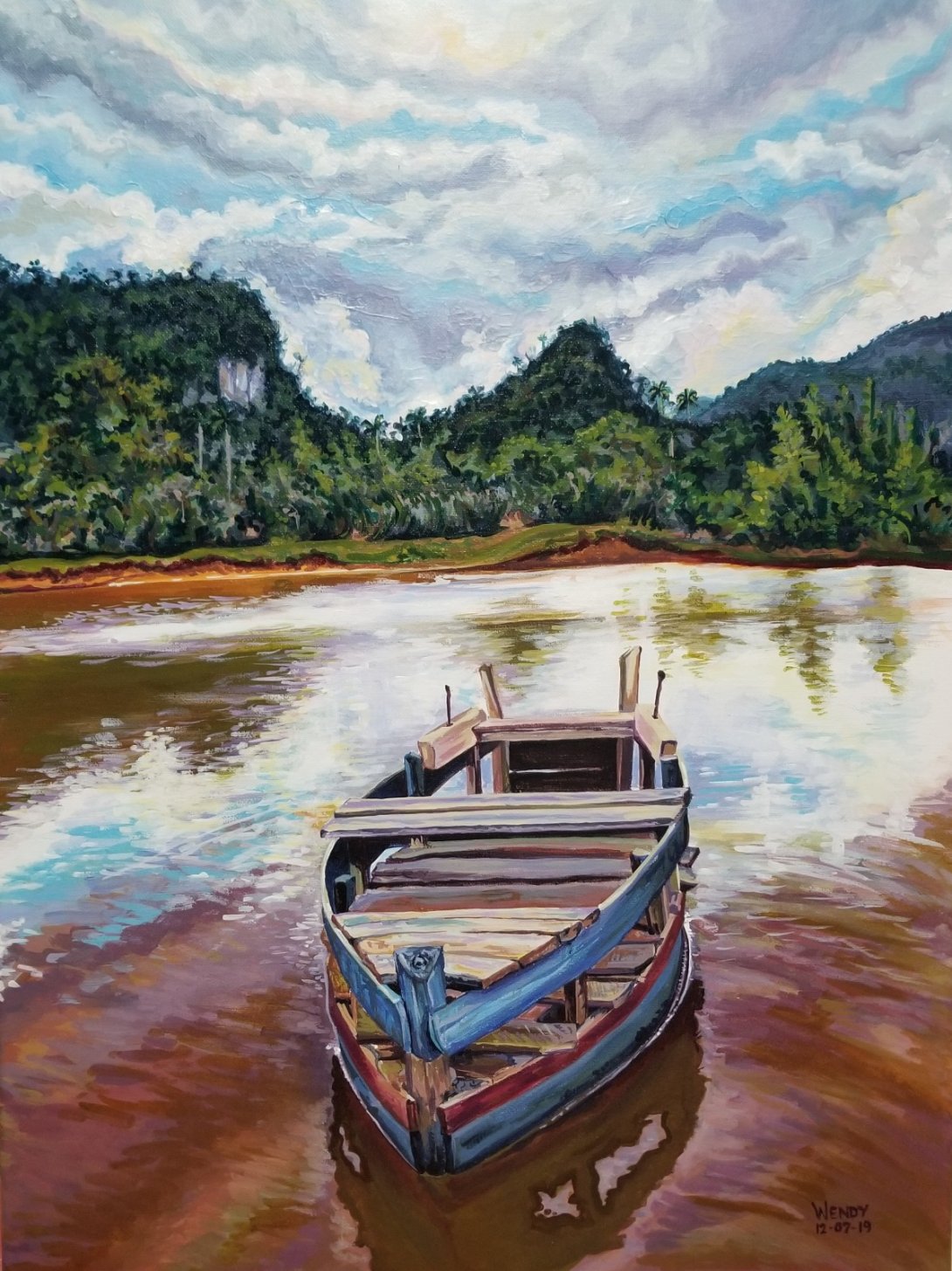 Pintura de la artista cubana Wendy Ramos Cáceres.