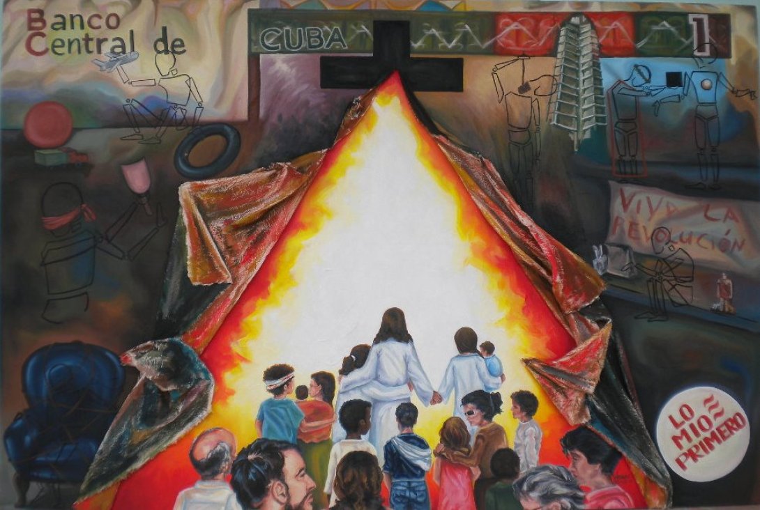 Pintura de la artista cubana Wendy Ramos Cáceres.