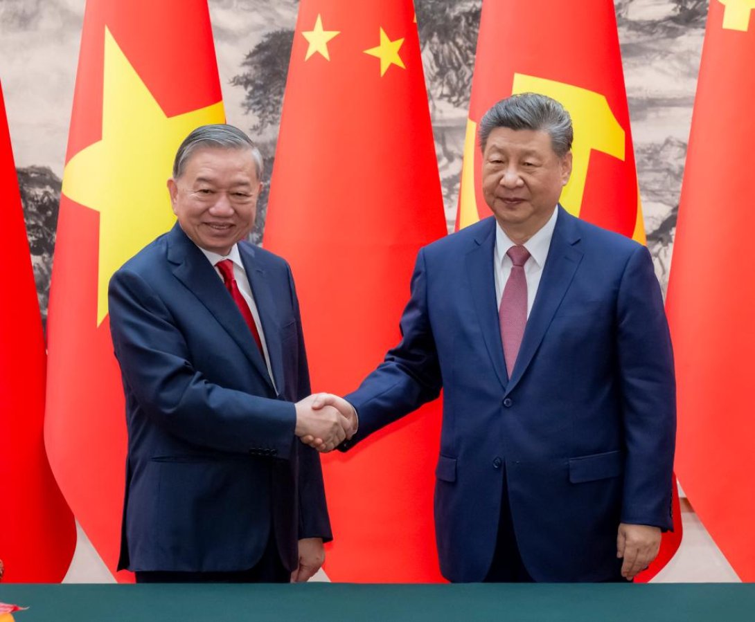To Lam, presidente de Vietnam y Xi Jinping, presidente de China (15 de abril de 2026).