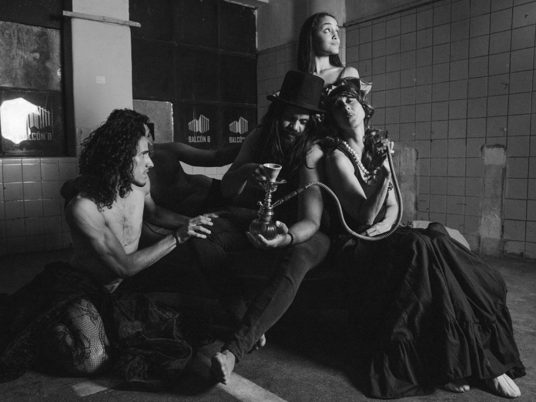Ensayo de la obra "Cimbelino" de William Shakespeare, por el grupo cubano independiente Perséfone Teatro (2026). Foto de Rey Estévez.