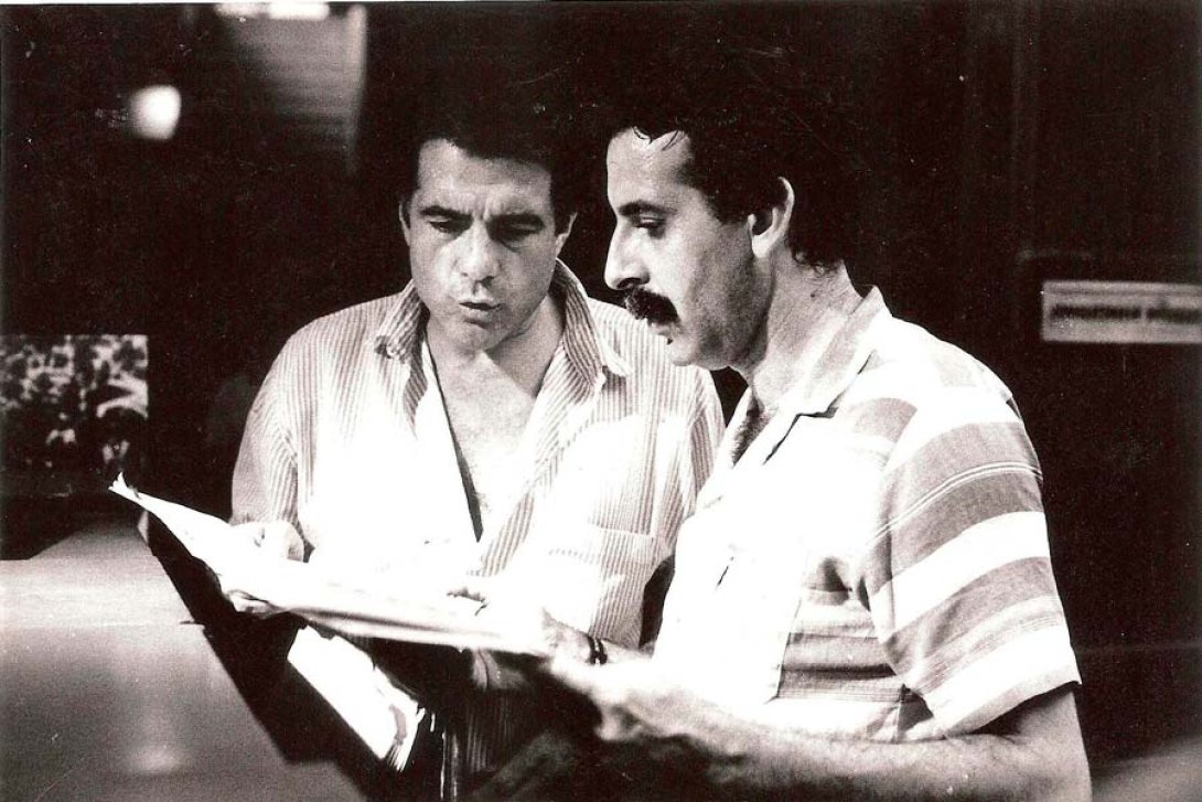 Juan Luis Galiardo, quien interpretó a Diego en Papeles secundarios (1989), película dirigida por Orlando Rojas.