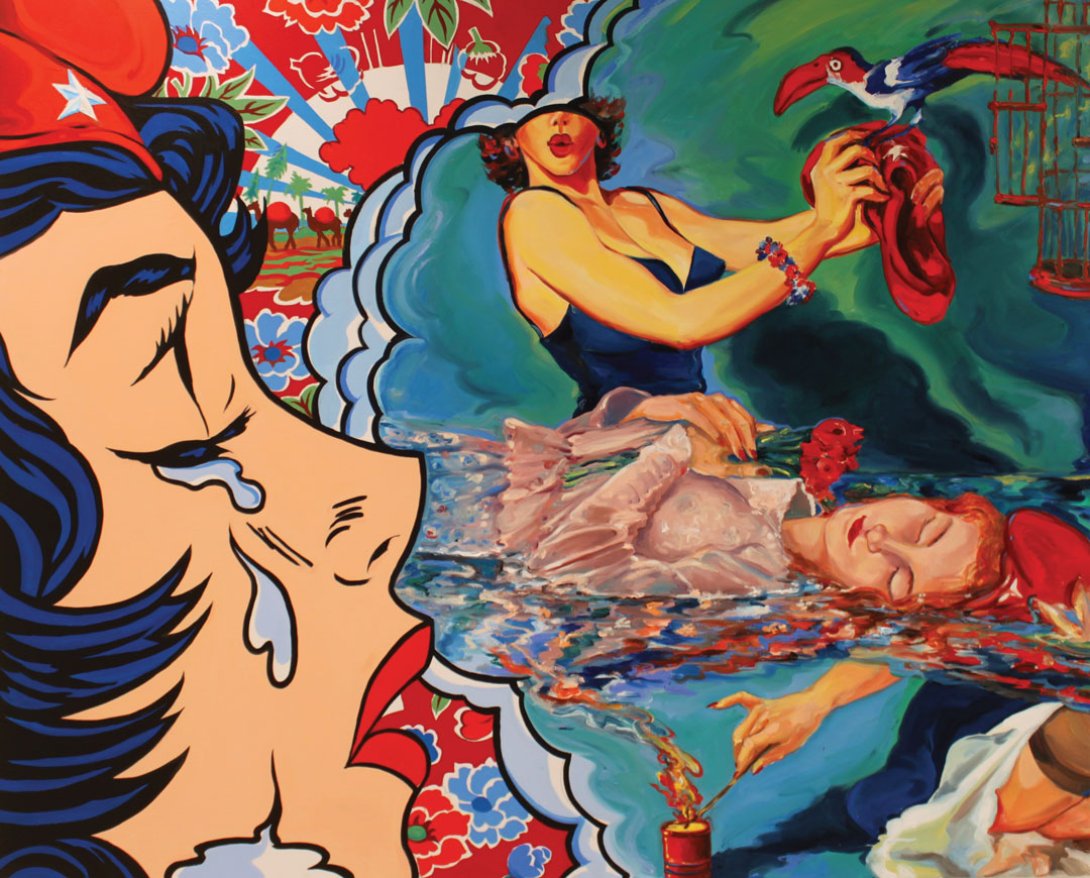 "Dreaming and Crying for Wonderland" (2019) de Ciro Quintana.