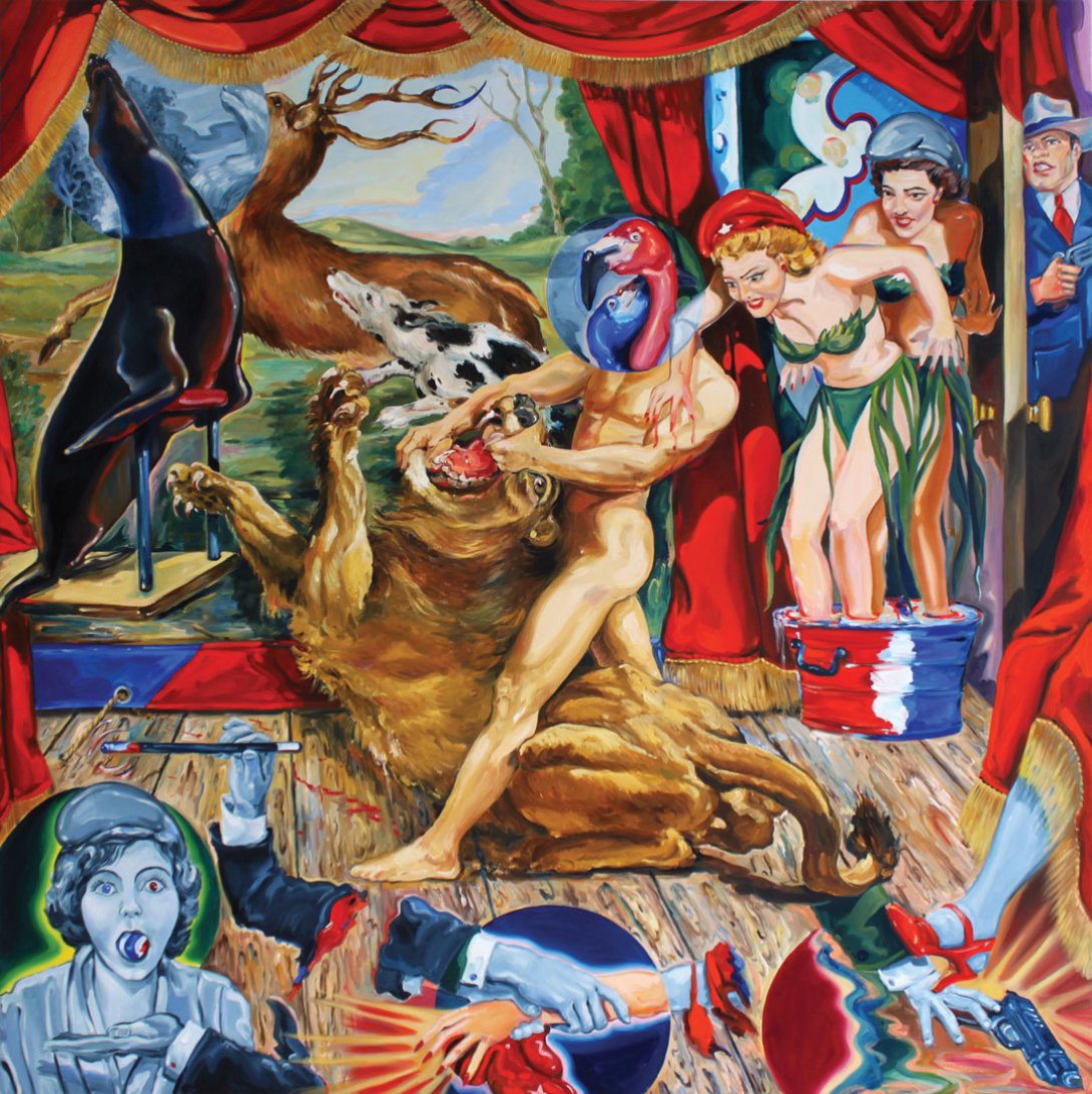 "El acto de magia del artista cubano I" (2018) de Ciro Quintana.