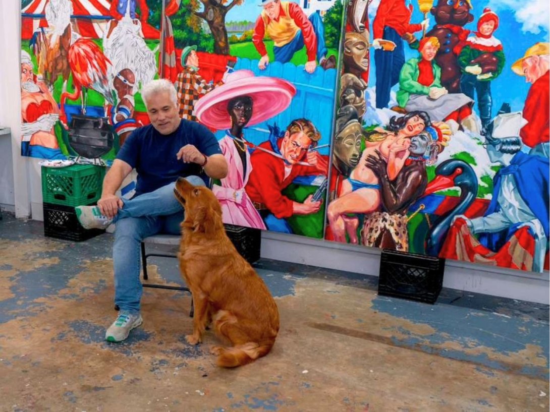 El artista visual cubano Ciro Quintana. Foto cortesía de Néstor Arena.