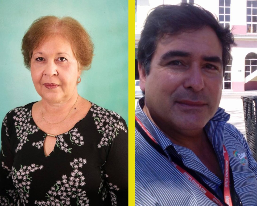 Alina Bárbara y Fernando Vázquez.