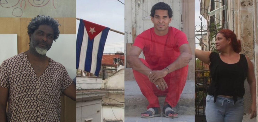Amaury Pacheco, Luis Manuel Otero e Iris Ruiz. Montaje: Árbol Invertido.