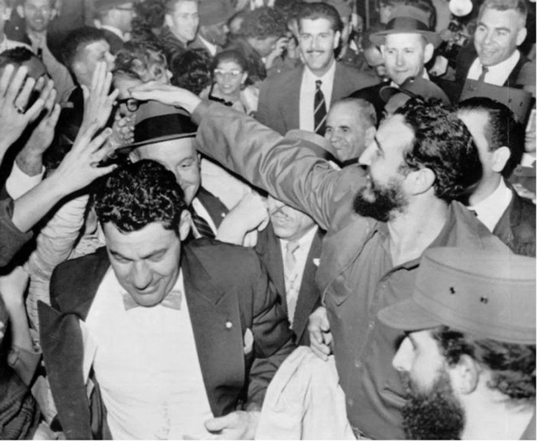 Fidel Castro durante su visita a Estados Unidos en abril de 1959.