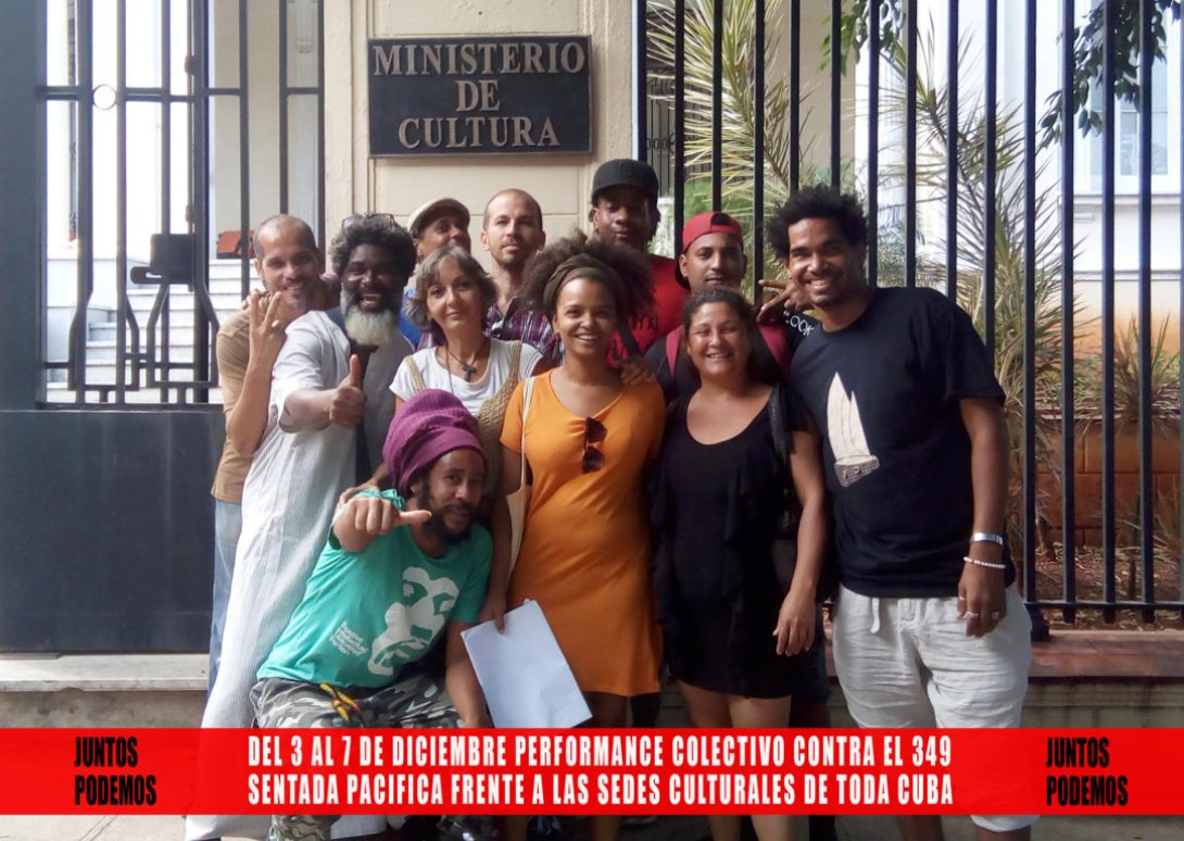 Movimiento San Isidro, Cuba, 2018.