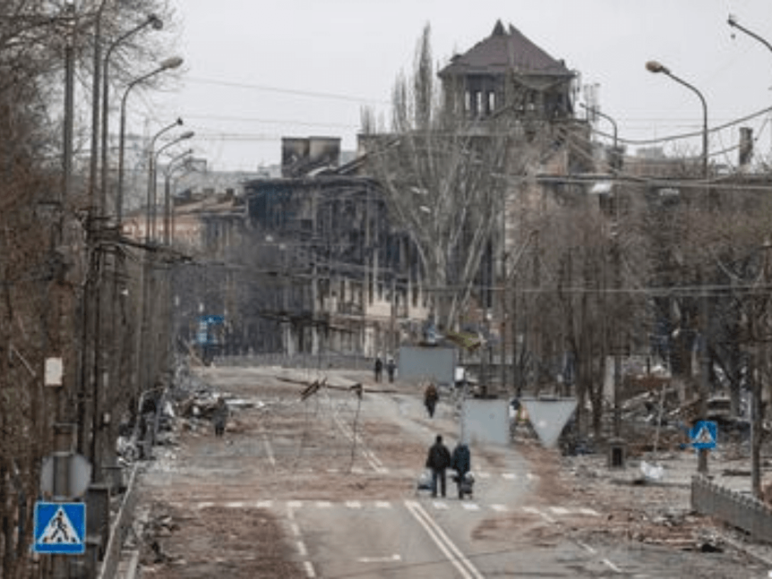 Panorama de la destrucción en Ucrania tras la invasión rusa. 