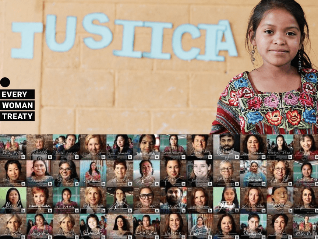 Collage: Cumbre de las Américas contra la violencia hacia mujeres y niñas.
