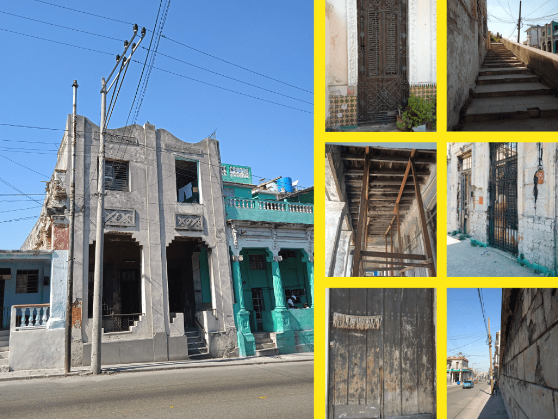 Collage de imágenes de la Calzada de Jesús del Monte.