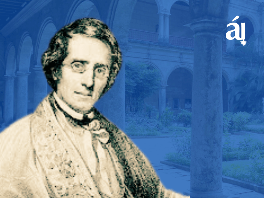 Retrato de Felix Varela, intelectual cubano.