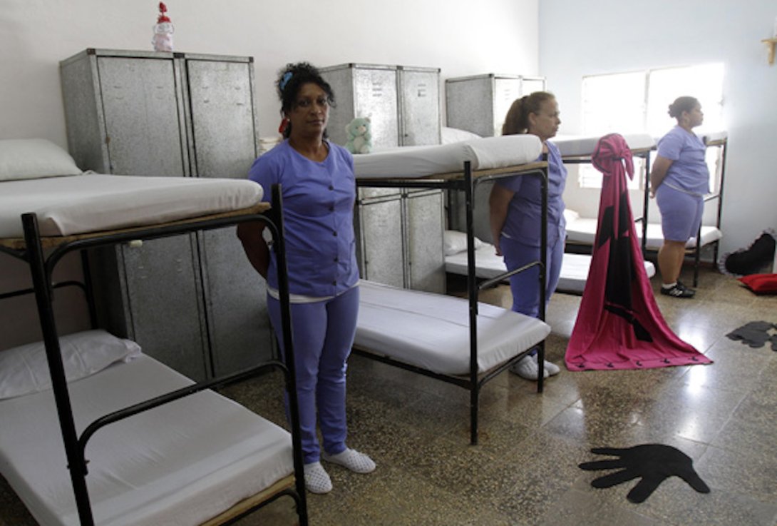 Prisión de mujeres en Cuba.