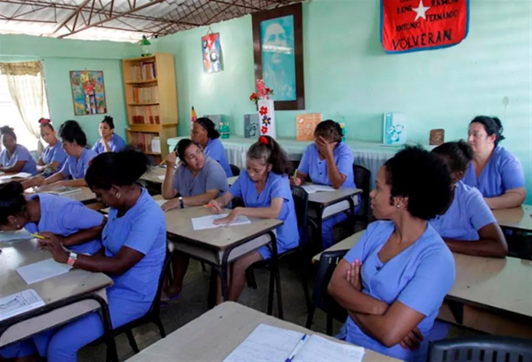 Prisión de mujeres en Cuba.