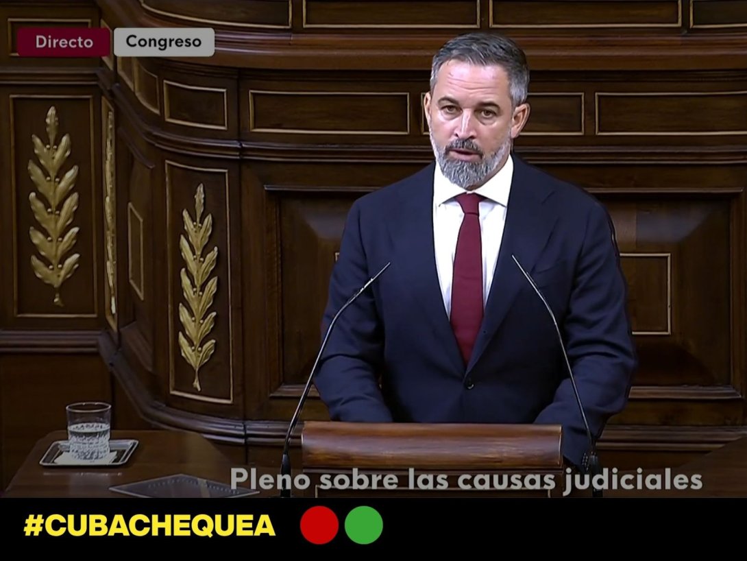 CubaChequea. Chequeo de discurso de Santiago Abascal.