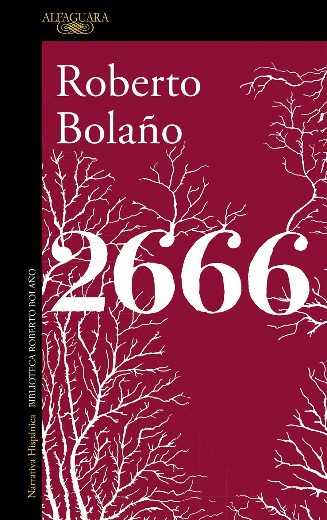 Cubierta de la novela "2666" (2004) de Roberto Bolaño.