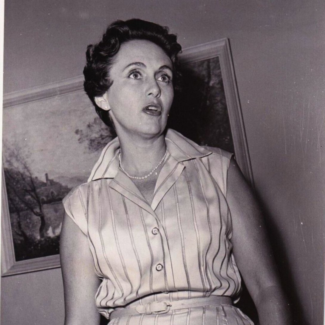 Celia "Cuqui" Ponce de León, fundadora de la Televisión Cubana y del grupo teatral "Rita Montaner".