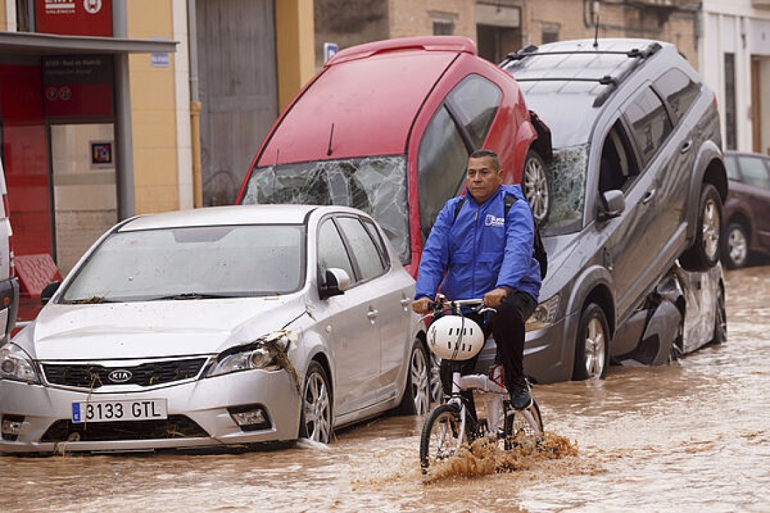 Efectos de la DANA en Valencia.