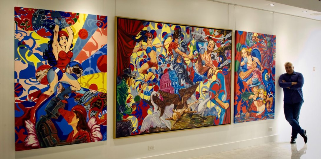 "Detalles de crónicas del artista Cubano 10" (2028) de Ciro Quintana.