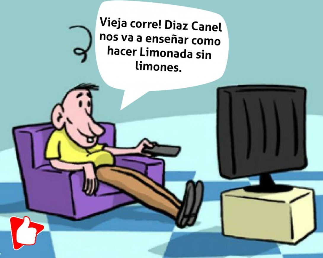 Díaz Canel enseña a hacer limonada