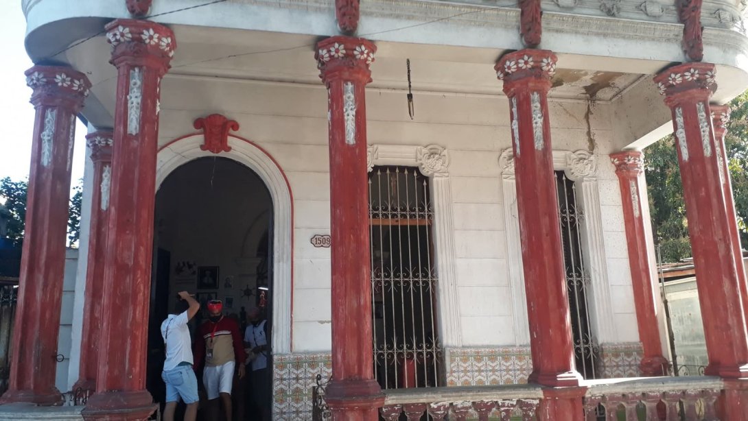 Sede de la Comisión Organizadora de la Letra de Año "Miguel Febles Padrón", Diez de Octubre, La Habana.