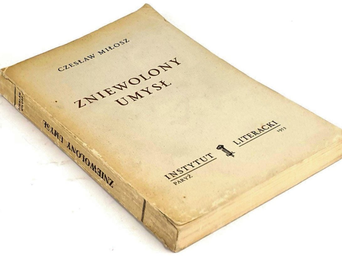 Edición príncipe de "La mente cautiva" de Czeslaw Milosz (París, 1953).