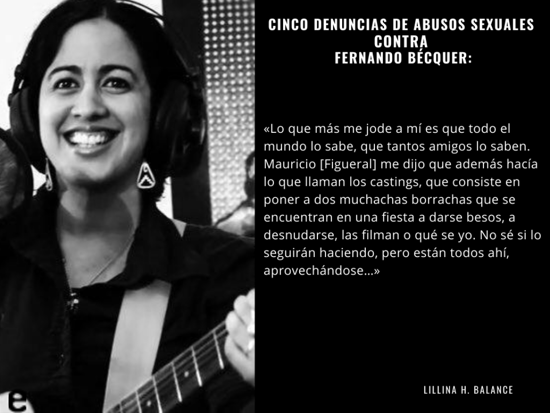 Declaraciones de Lillina H. Balance a El estornudo