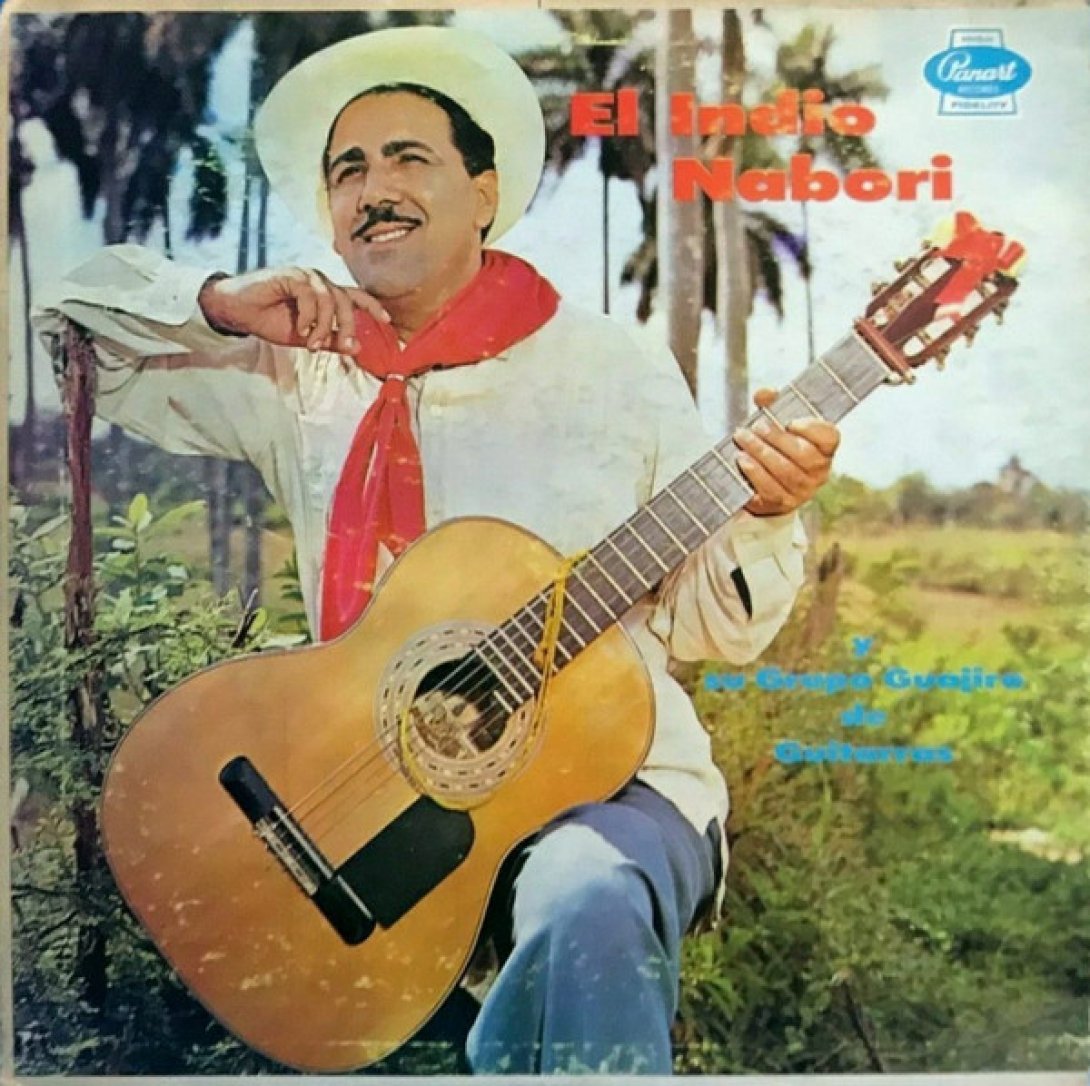 Imagen de El Indio Naborí en la cubierta del disco Pun-to Cubano