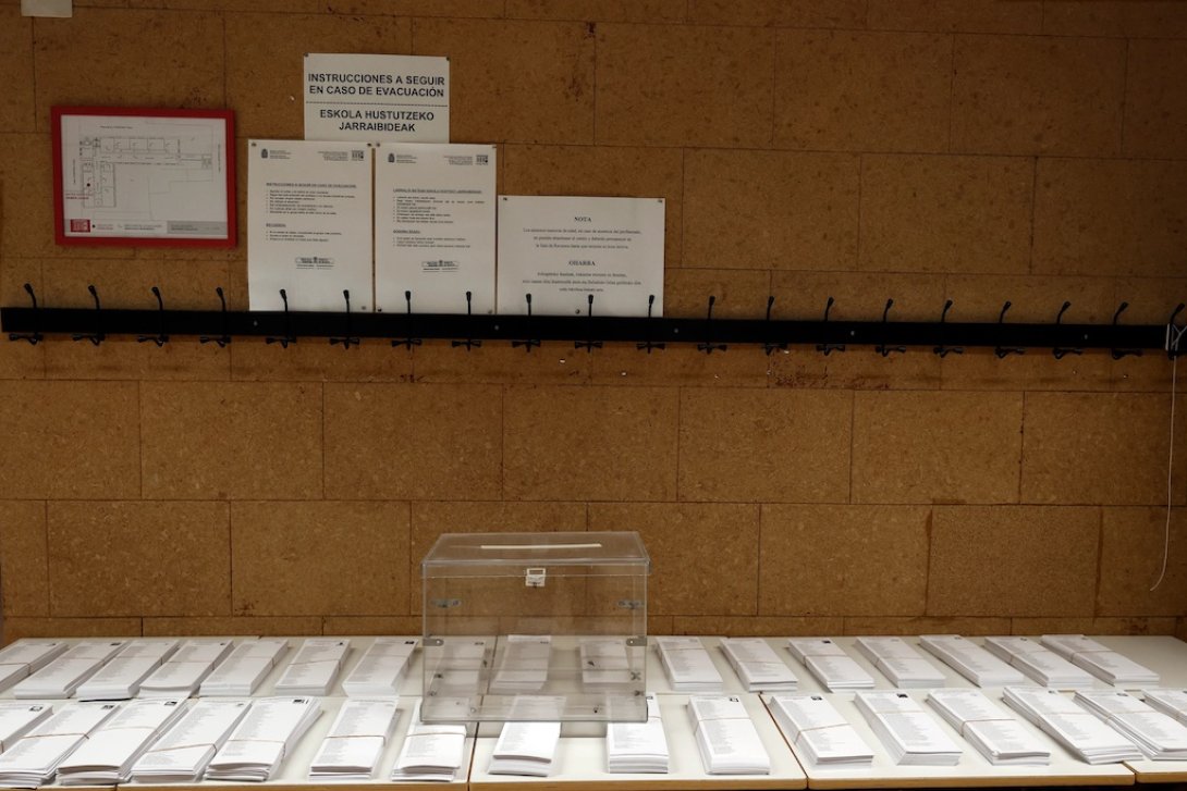 Boletas de las elecciones europeas.