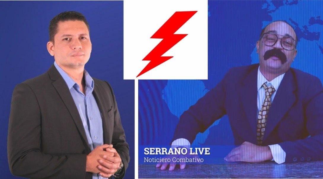 Eliécer Ávila (líder de Somos+) y actor Vladimir Escudero ("Serrano").