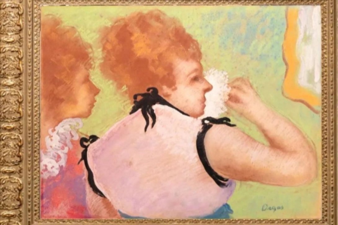 "Elogio del maquillaje", cuadro de Edgar Degas.