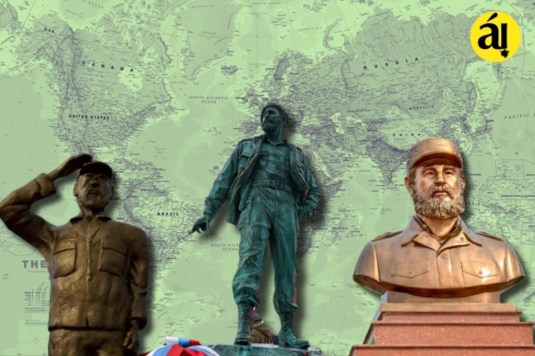 Agunas de las estatuas de Fidel Castro que existen en el mundo.